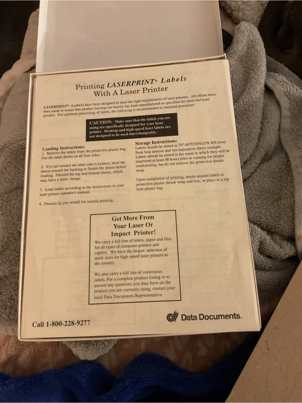 Data Documents Laserprint Label Sheets - White